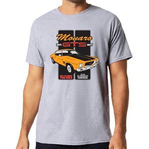 (image for) Holden Monaro GTS 1971-77 - Classic Garage T-Shirt Grey LARGE