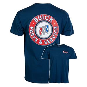 (image for) Buick Parts And Service T-Shirt Blue LARGE