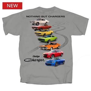 (image for) Nothing But Dodge Charger T-Shirt Grey LARGE