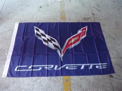 (image for) Corvette Flag Blue/Purple 150x90cm