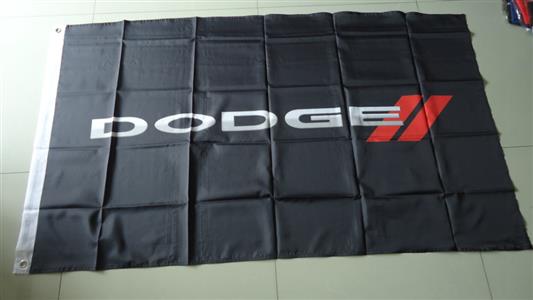 (image for) Dodge Flag Black 150x90cm