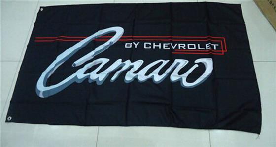 (image for) Camaro By Chevrolet Flag Black 150x90cm