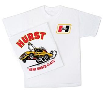 (image for) Hurst Hemi Under Glass T-Shirt White 2X-LARGE