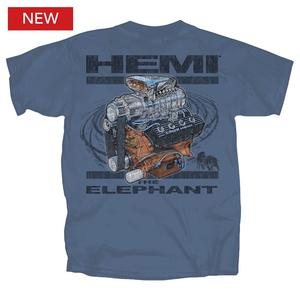 (image for) Hemi The Elephant T-Shirt Blue LARGE