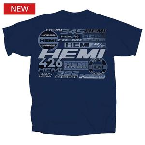 (image for) Hemi All Logos T-Shirt Blue LARGE