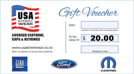 (image for) USA STREETWEAR VOUCHER $20.00