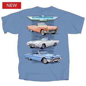 (image for) Ford Thunderbird 3 Badge T-Shirt Blue LARGE